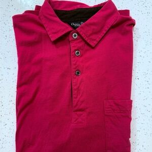 Dior Red Polo Shirt Classic Style